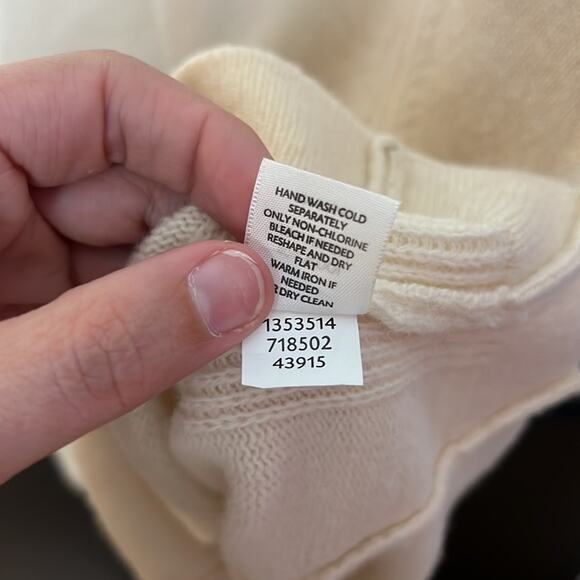 J. Jill Pure Jill Wool Blend Poncho Sweater Size Small/Medium - Picture 5 of 6